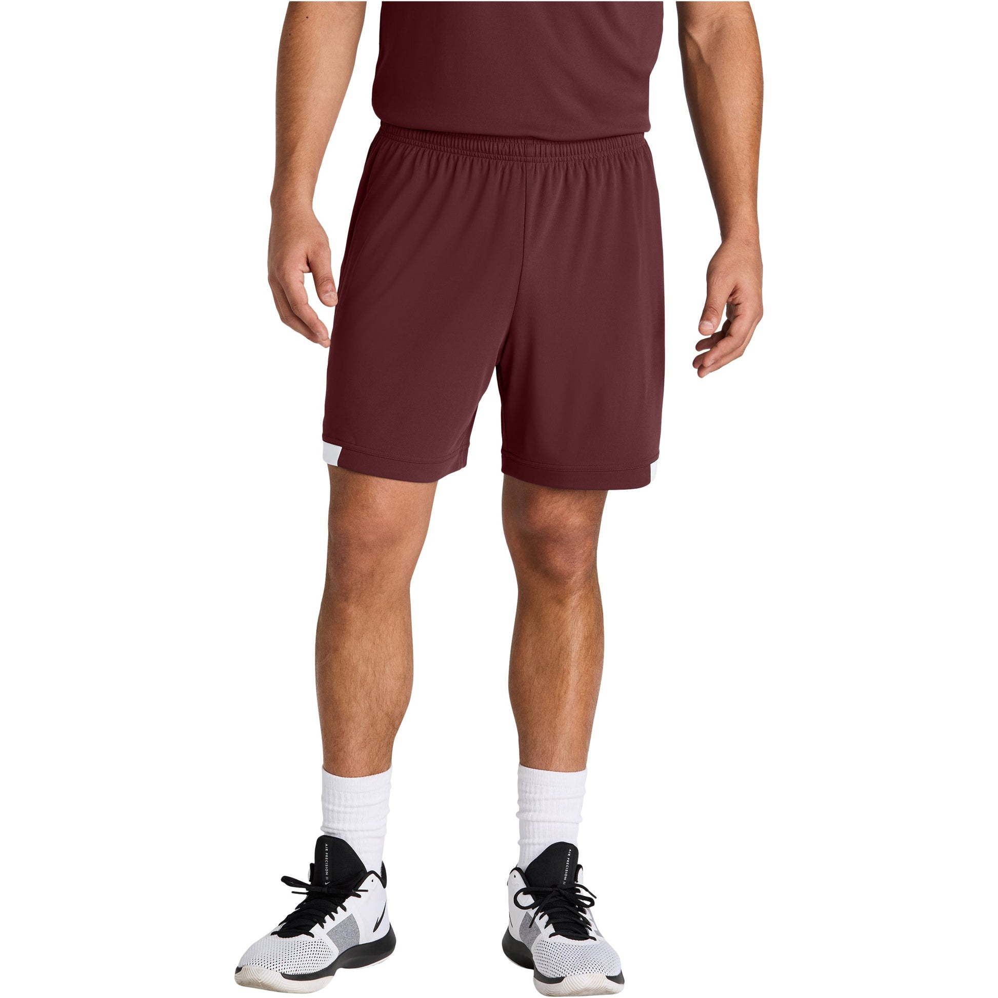 Maroon/White