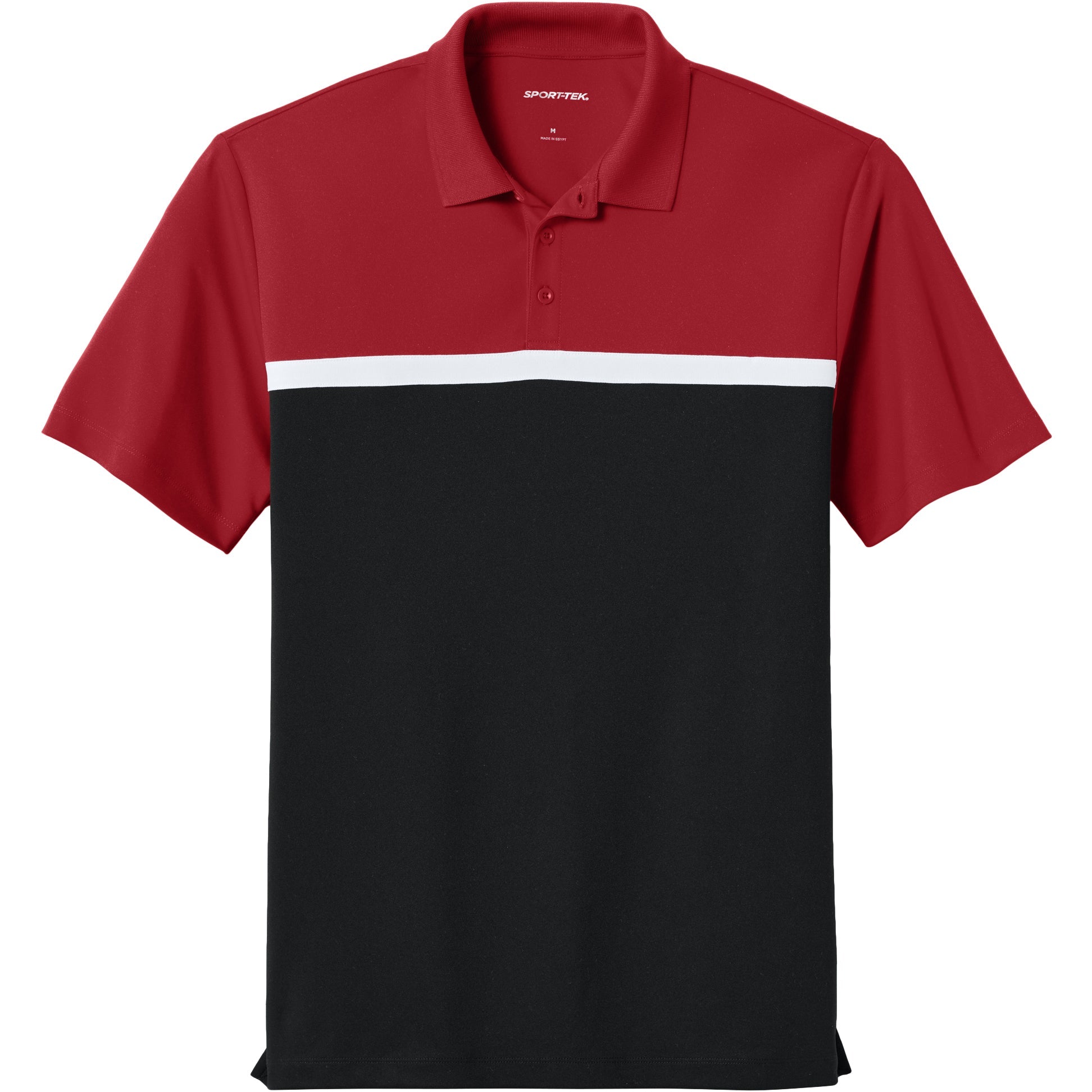 Deep Red/Black/White