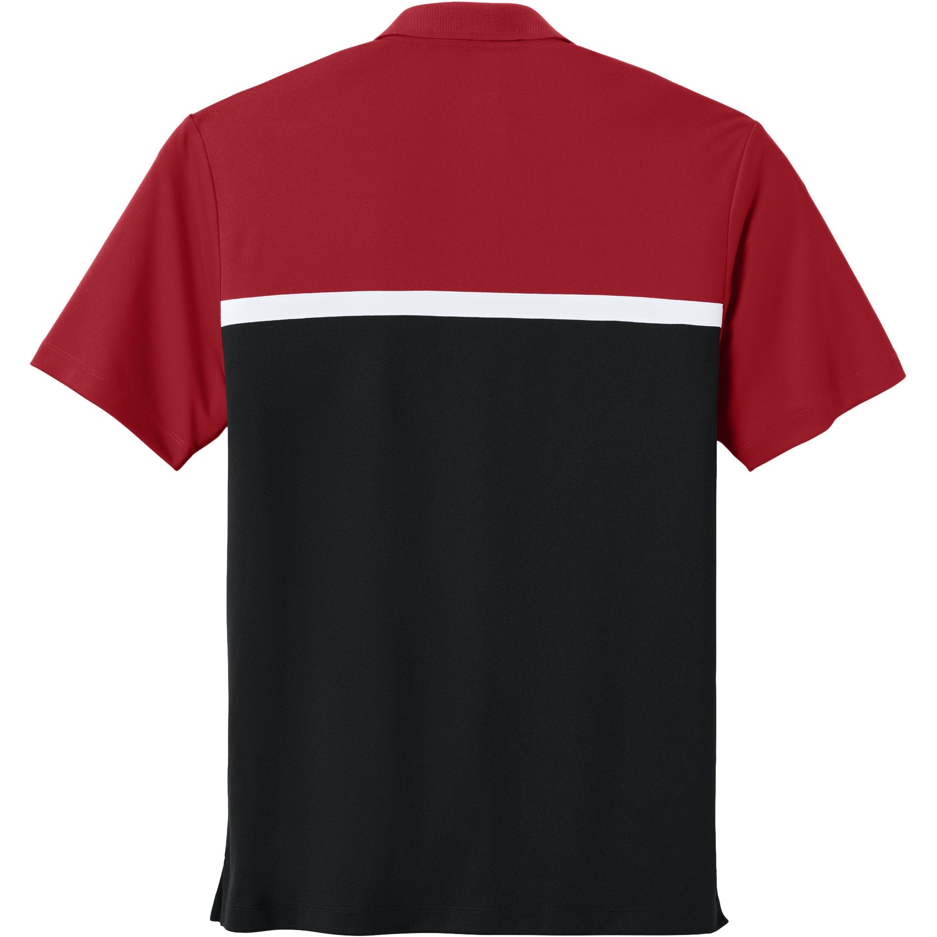 Deep Red/Black/White