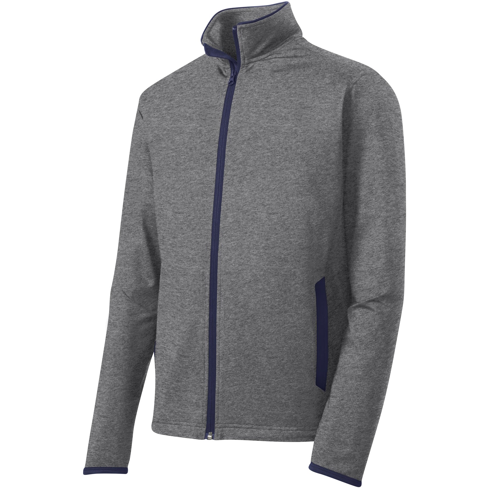 Charcoal Grey Heather/True Navy