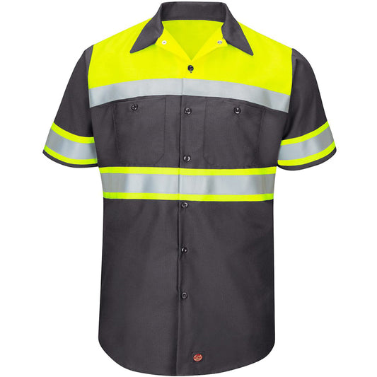Fluorescent Yellow/Charcoal