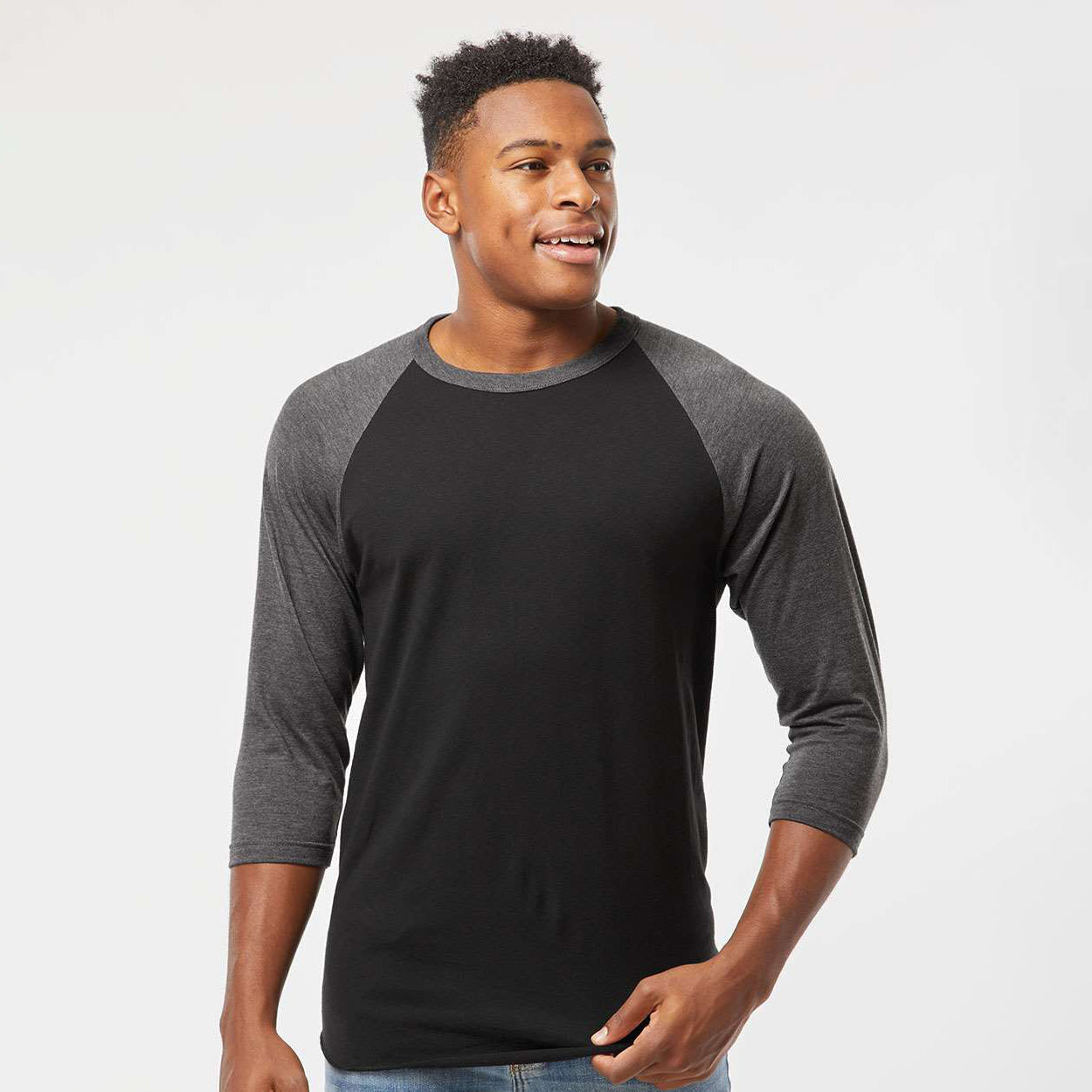 Black/Heather Charcoal