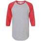 Heather Grey/Heather Red