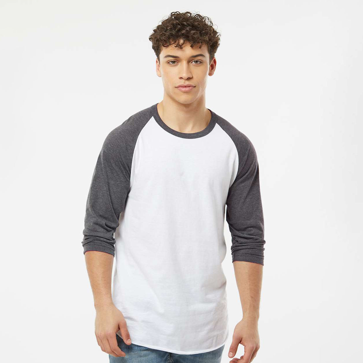 White/Heather Charcoal