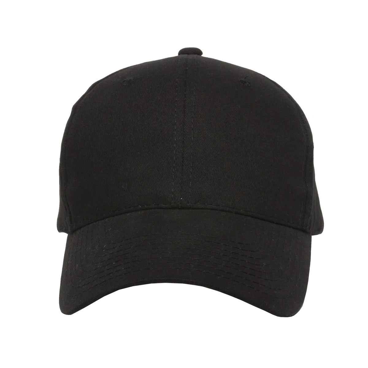 Structured Brushed Twill Solid Back Hat