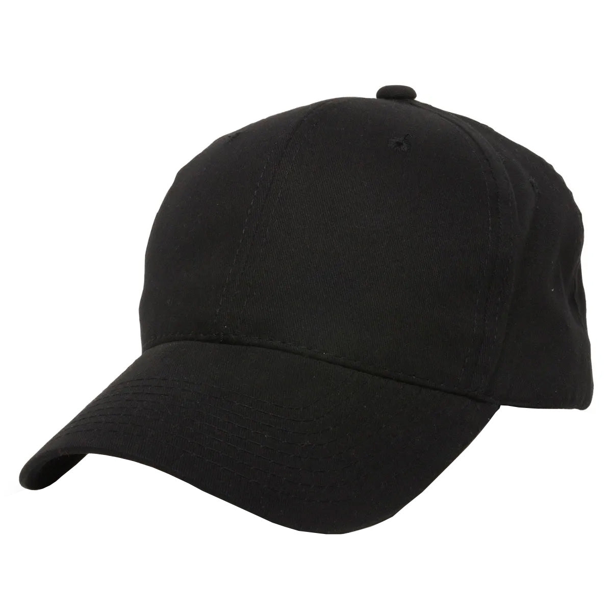 Structured Brushed Twill Solid Back Hat