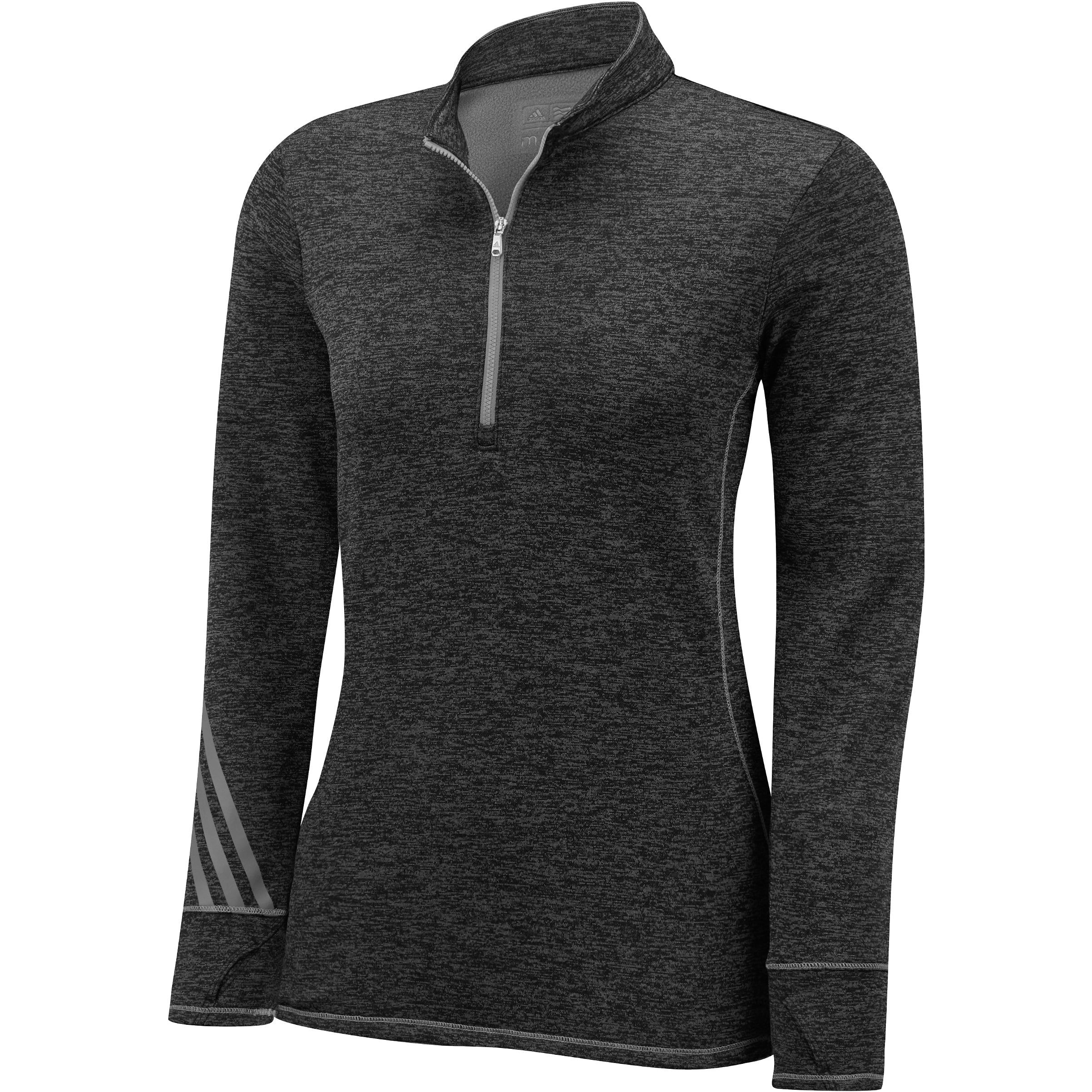 Women's 3-Stripes Heather Layer 1/4 Zip – Golf Team Products