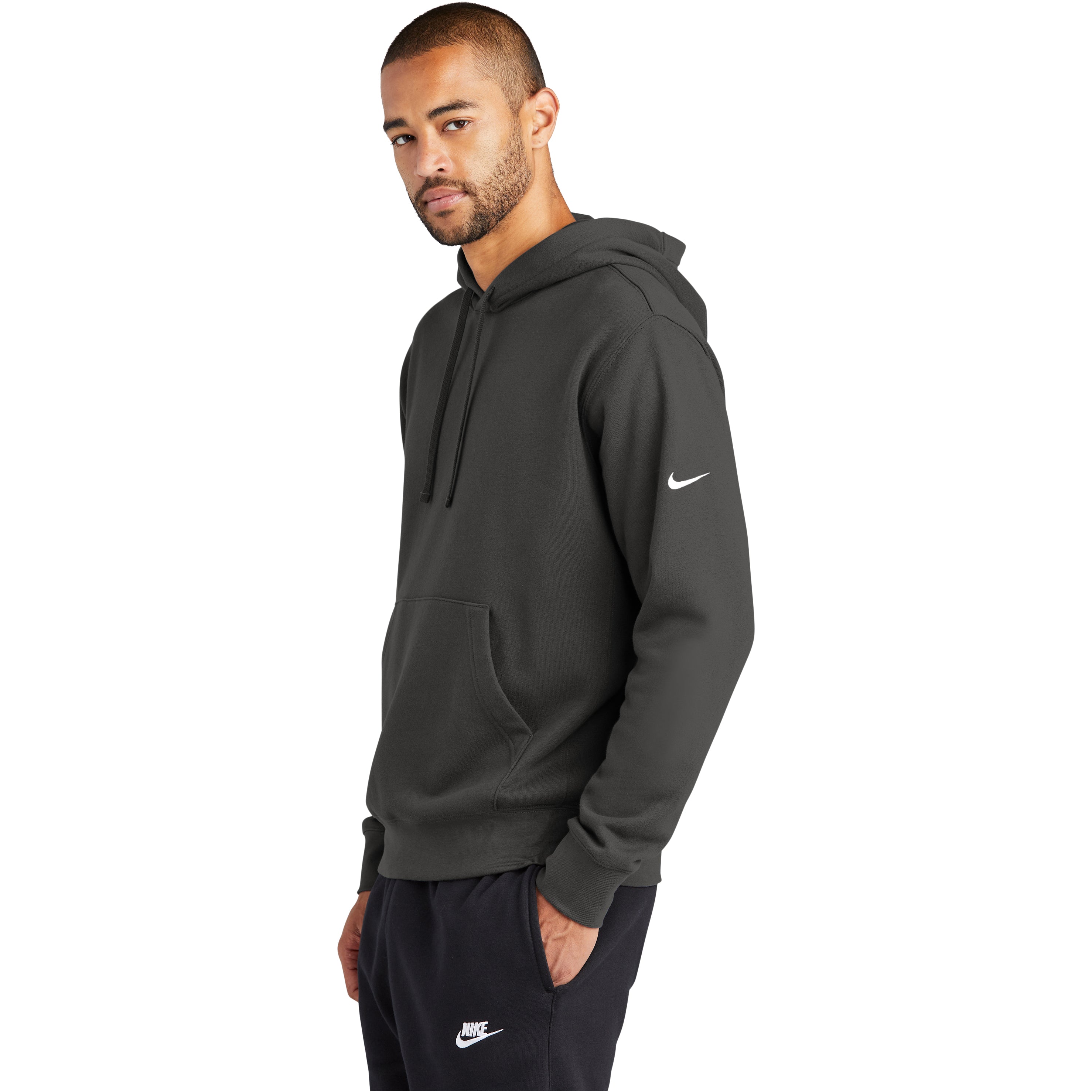 Nike Club Fleece Slv Swoosh Pullover Hoodie Golf Team Products