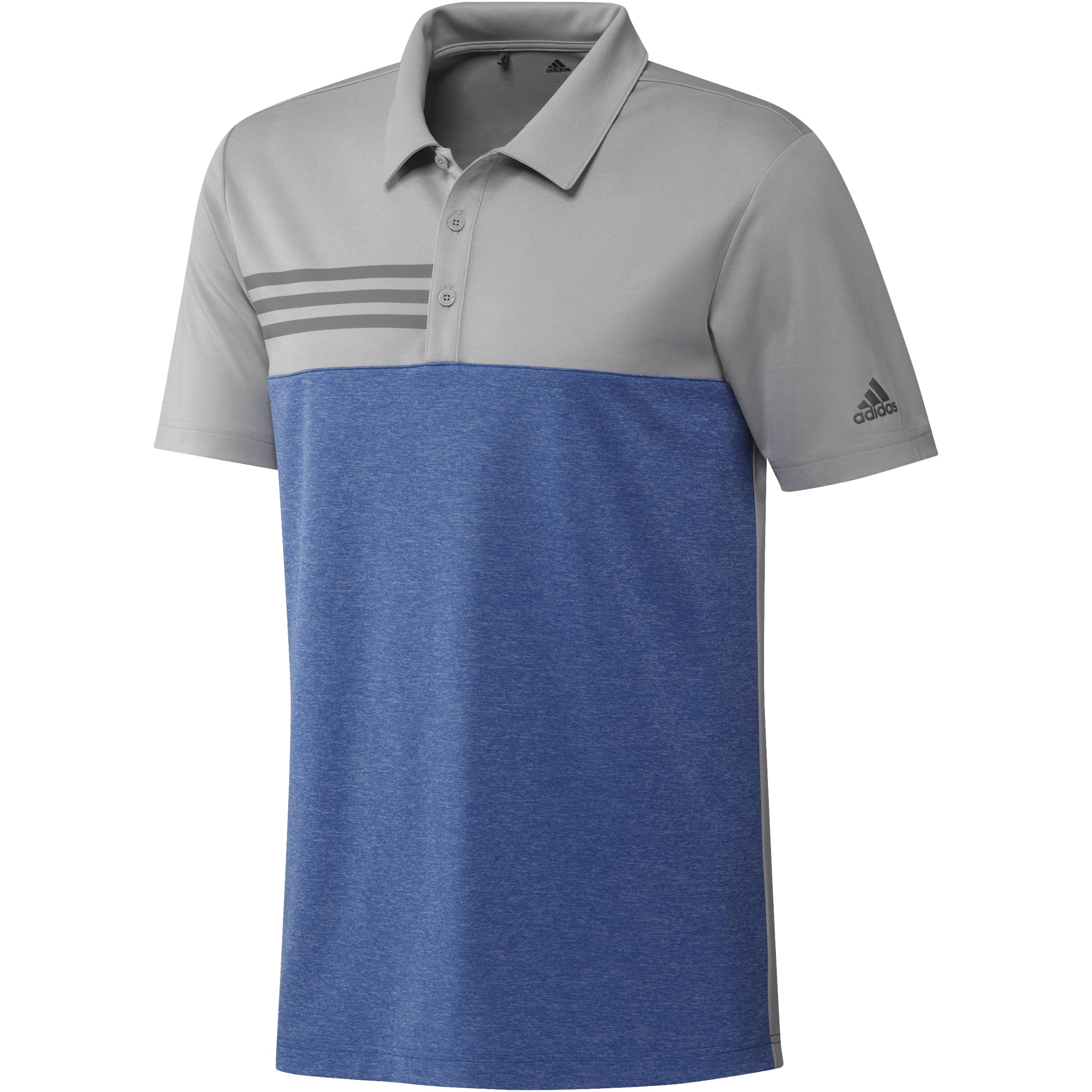 Adidas heather clearance block polo