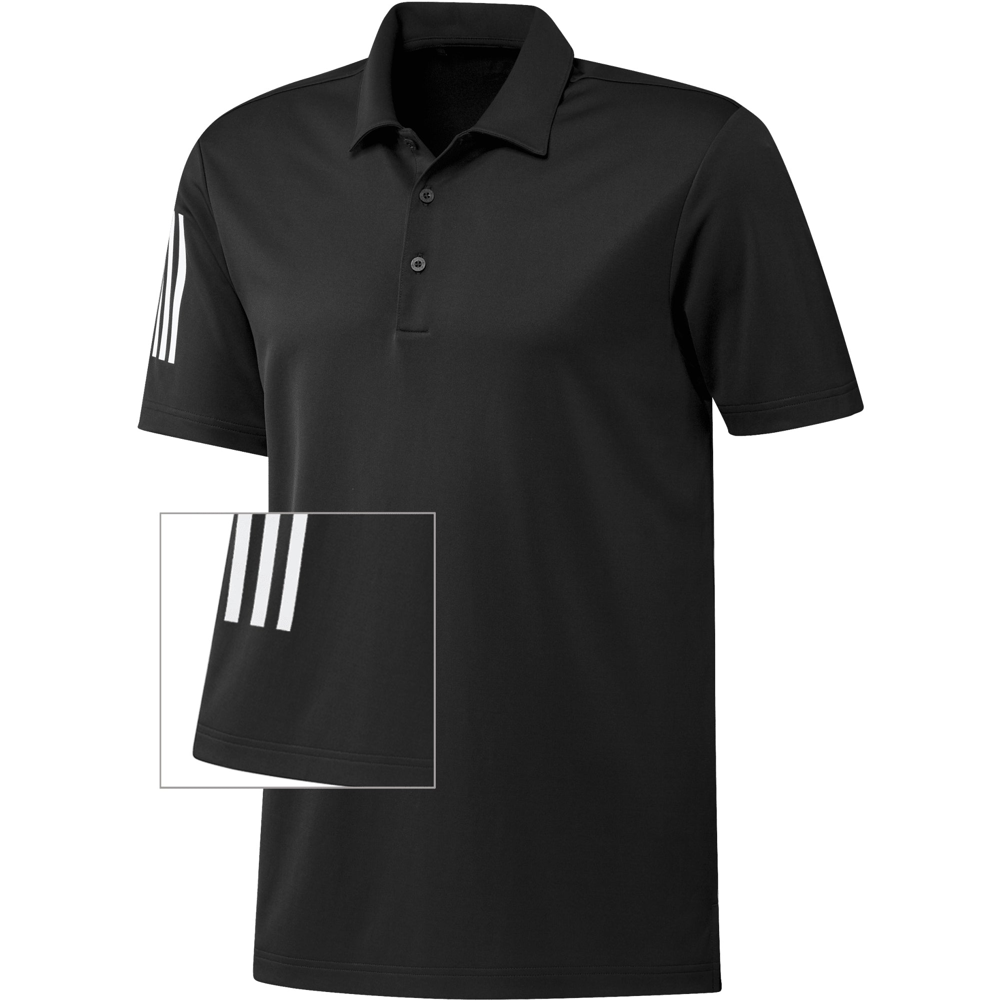 Adidas striped golf shirts best sale